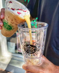 Thumbnail for Zen's 24 oz. Double Wall Solid Clear Orbit Acrylic Tumbler with logo